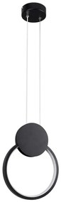 Φωτιστικό Οροφής Cyclos 61073 Led 9W 21x2,3x26,5cm Black GloboStar Αλουμίνιο