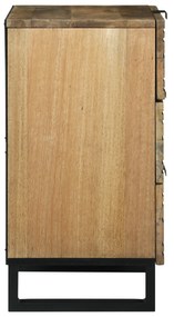 vidaXL Κομοδίνο - 50x33x60 cm από Μασίφ Ξύλο Μάνγκο.