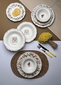 Dinner Set (24 Pieces) FLY24YKPRS992 Multicolor