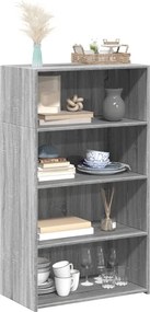 vidaXL Ντουλάπι Γκρι Sonoma 70x41x124 εκ. από Επεξεργασμένο Ξύλο