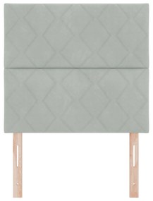 vidaXL LED Κεφαλάκι Διαμαντένια Μπλοκ Ανοιχτό Γκρι 100 εκ.