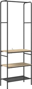 vidaXL Ράφι Ρούχων Δρύς Sonoma 60 x 30 x 171 εκ Επεξεργασμένο ξύλο