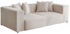 Καναπές Τριθέσιος Yolo 383EVN1245 222x110x89cm White