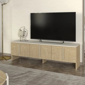 Megapap Έπιπλο Τηλεόρασης Rebel Rota Oak - Sandstone 150x35x45εκ.