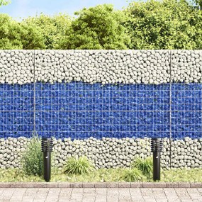 vidaXL Πέτρες Κήπου Μπλε 12 cm Γυαλί