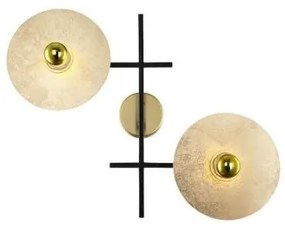 Απλίκα Φωτιστικό Τοίχου 2xΕ27 15W Χρυσό 123-02307-17 Luma Lighting-123-02307-17-Χρυσό 123-02307-17