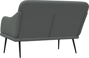 vidaXL Πάγκος Σκούρο Γκρι 110x76x80 εκ. Υφασμάτινος