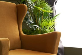 Wing Chair Lola Berjer - Gold Gold