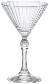 Ποτήρι Κολωνάτο Martini Small America'20s (Σετ 6Τμχ.) BR00113315 155ml Clear Bormioli Rocco Γυαλί