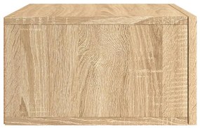 vidaXL Κομοδίνα Επιτοίχια Sonoma Δρυς 35 x 35 x 20 εκ.
