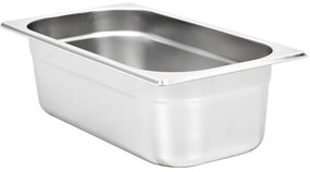 vidaXL Λεκάνες Gastronorm 8 τεμ. GN 1/3 100 χιλ. από Ανοξείδωτο Ατσάλι