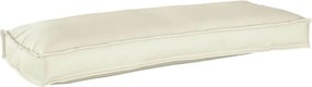 vidaXL Μαξιλάρι Ύφασμα Όξφορντ Κρεμ 100 x 40 x 8 εκ