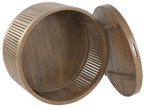 Τραπεζάκι Καφέ Home ESPRIT Καφέ 76 x 76 x 46 cm