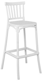 WINDSOR Σκαμπό BAR, PP Άσπρο 49x46x103cm Ε400,1