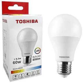 Λάμπα Led A60 8,5W E27 Θερμό Φως Toshiba 88-441