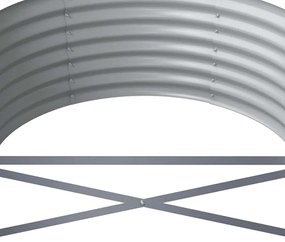 vidaXL Ζαρντινιέρα Ανθρακί 512x80x36 εκ Γαλβανισμένος χάλυβας