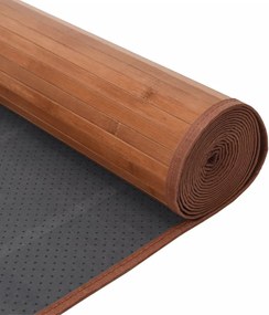 vidaXL Χαλί Ορθογώνιο Καφέ 70 x 100 εκ. Μπαμπού