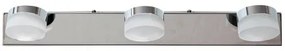 Απλίκα Τρίφωτη L46xW13xΗ6cm Led 15w 3000Κ 1178lm Νίκελ WLC 1943/3 CR ARlight 0304131