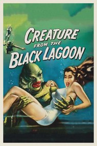 Αναπαραγωγή Creature from the Black Lagoon (Vintage Cinema / Retro Movie Theatre Poster / Horror & Sci-Fi)
