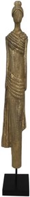 Άγαλμα Γυναικεία Φιγούρα Ξύλινη PAPSHOP 11,5x77εκ. FO10
