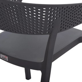 Καρέκλα - Πολυθρόνα PERFOE C5941.10 Γκρί Πολυπροπυλενίου 53,5x50,5x73Υεκ. 53.5x50.5x73 εκ.