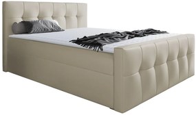 Επενδυμένο κρεβάτι Malibu-Ekrou-180 x 200 - 182.00Χ226.00Χ120.00cm