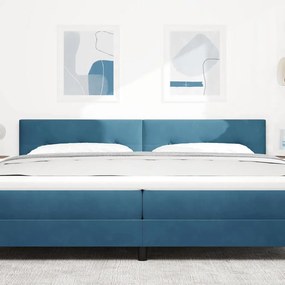 vidaXL Κεφαλάρι Σκούρο Μπλε 200 cm Βελούδο