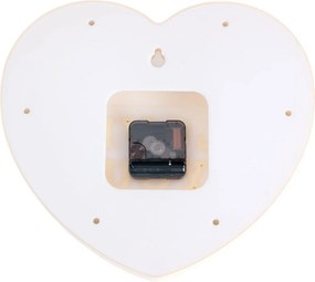 Ρολόι Τοίχου (27x6x30) Karlsson Heart Candy Soft Yellow
