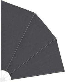 vidaXL Αδιάφανο σκίαστρο μπαλκονιού Μαύρο 210 x 210 cm Πολυεστέρας