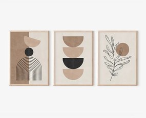 Πίνακας Voida pakoworld τρίπτυχος με ψηφιακή εκτύπωση και πλαίσιο 33x1.5x48εκ