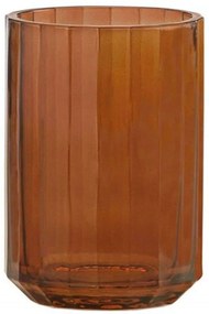 Ποτηροθήκη Stripes AH-BA24103 Φ7,5x11,5cm Brown Andrea House Glass