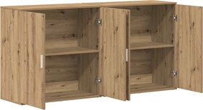 vidaXL Πλαϊνό γραφείο 2 pcs Artisan Oak 79 x 38 x 80 εκ.