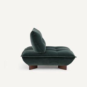 Πολυθρόνα σύνθεσης από βελούδο, KAORI