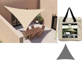Τέντα Σκίασης Πολυεστέρας Εκρού 3x3x3m
