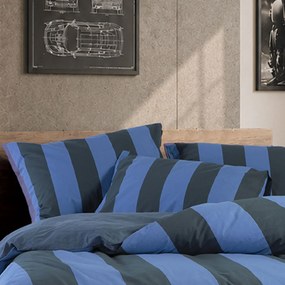 Μαξιλαροθήκη (52x72) Nef-Nef Homeware Casual Vertia Blue/Black