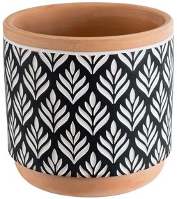 Κασπώ Agra 20522 Φ14,5x13cm Multi-Black GloboStar Ceramic