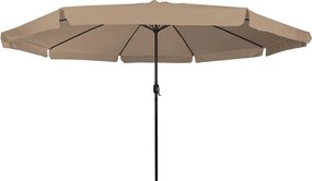 vidaXL Ομπρέλα Κήπου Taupe 394 x 394 x 248 εκ Πολυεστέρας και Χάλυβας