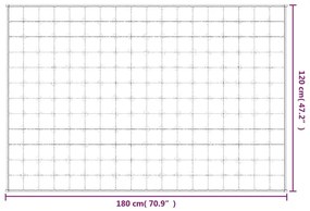 vidaXL Κουβέρτα Βαρύτητας Μπλε 120 x 180 εκ. 9 κ. Υφασμάτινη