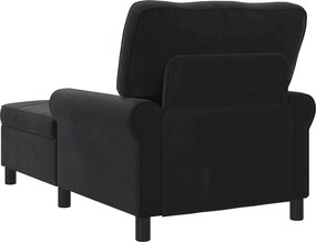 vidaXL Χαλάρωση Μαύρο Βελούδο 91 x 157 x 91 εκ.