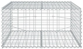 vidaXL Συρματοκιβώτιο με Κάλυμμα 100x100x50εκ. από Γαλβανισμένο Χάλυβα