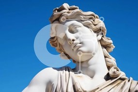 Intra Συλλεκτικό Ξύλινο Παζλ Plywood  4mm - Άγαλμα της Αρχαίας Ελληνίδας Θεάς Σε Ξύλινο Κουτί - Διαστάσεις Puzzle: 10x10 cm – 25 κομμάτια