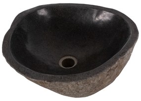 ΝΙΠΤΗΡΑΣ STONE SINK ΛΑΞΕΥΜΕΝΗ ΠΕΤΡΑ ΓΚΡΙ ΧΡΩΜΑ 40x40x20Yεκ.HM7807