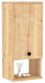 Στήλη Μπάνιου Mis 835PUQ3908 30x21,8x71cm Oak Μοριοσανίδα, Μελαμίνη