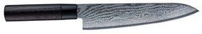 Μαχαίρι Chef Shippu Black FD-1595 24cm Από Δαμασκηνό Ατσάλι Silver-Black Tojiro Steel,Wood