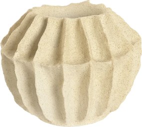 Βάζο Home ESPRIT Μπεζ Ρητίνη Μεσογείακός 26 x 26 x 21 cm