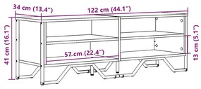 ΈΠΙΠΛΟ ΤΗΛΕΟΡΑΣΗΣ SONOMA ΔΡΥΣ 122X34X41 ΕΚ. ΕΠΕΞΕΡΓΑΣΜΕΝΟ ΞΥΛΟ 848570