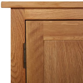 vidaXL Ντουλάπι με Συρτάρια 70 x 35 x 75 εκ. από Μασίφ Ξύλο Δρυός