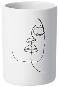 Ποτήρι Μπάνιου Line Art 02-18115 White Estia Ceramic