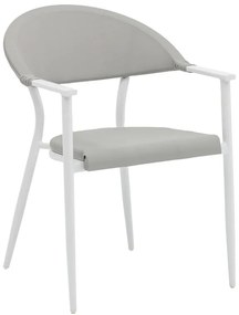 Τραπεζαρία Synergy-Pino σετ 3τεμ λευκό αλουμίνιο και plywood σε φυσικό χρώμα 80x80x74εκ 80x80x74 εκ.