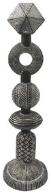 Διακοσμητικό ArteLibre Tribal Καφέ Polyresin 14x14x50cm-05153005